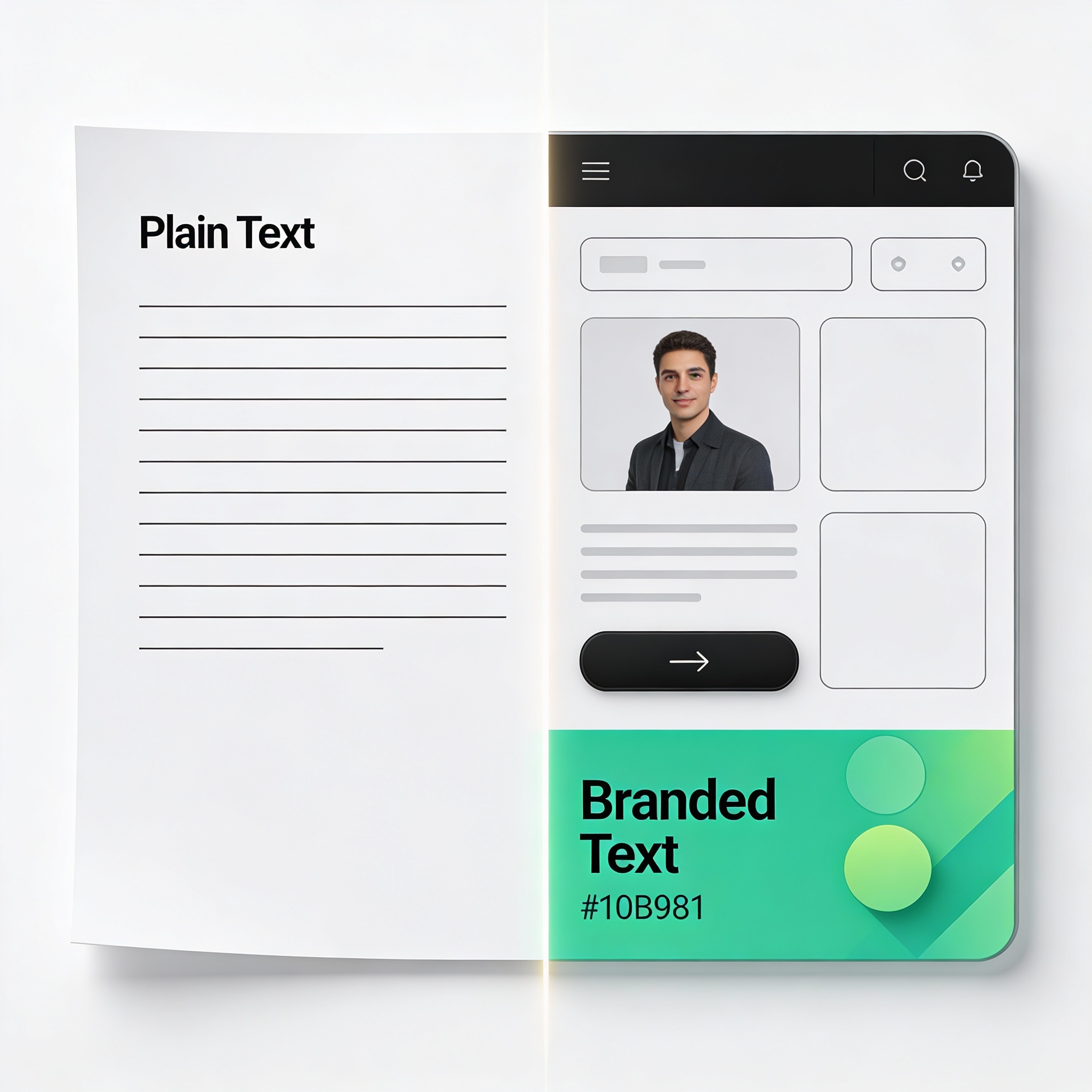 Plain Text vs Branded Text Emails: Vilken Ska Du Använda?